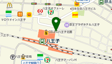 スターバックス ティー&カフェ セレオ八王子北館店の地図画像
