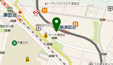 スターバックス コーヒー イオンモール津田沼South店の地図画像