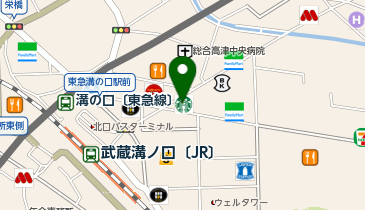 快活CLUB 溝の口店の地図画像