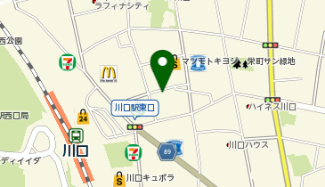 快活CLUB 川口店の地図画像