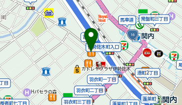 快活CLUB 関内店の地図画像