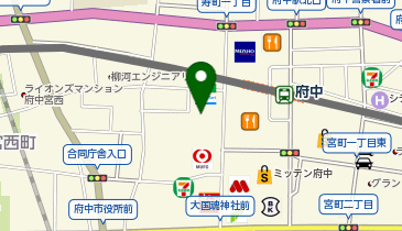 快活CLUB 府中店の地図画像