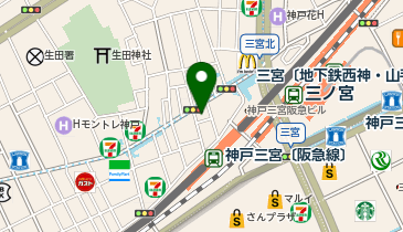 快活CLUB 三宮駅西口店の地図画像