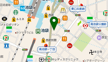 快活CLUB 池袋東口駅前2号店の地図画像