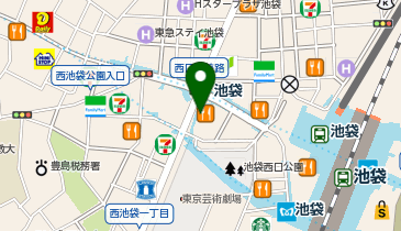快活CLUB 池袋西口駅前店の地図画像