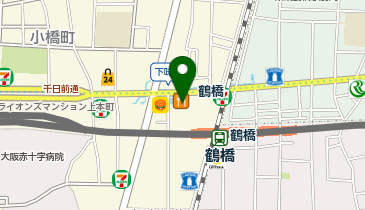 快活CLUB 鶴橋駅前店の地図画像