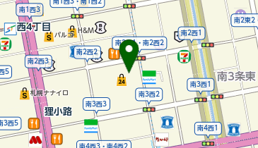 快活CLUB 札幌狸小路2号店の地図画像