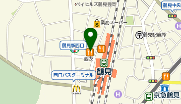 快活CLUB 鶴見駅西口店の地図画像