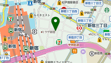 快活CLUB 新宿駅東口店の地図画像