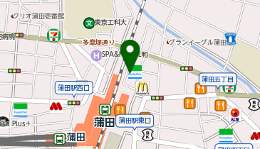 快活CLUB 蒲田駅東口店の地図画像