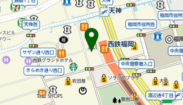 快活CLUB 西鉄福岡天神駅北口店の地図画像