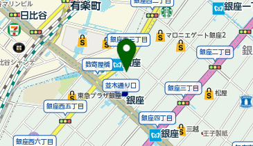 快活CLUB 銀座店の地図画像