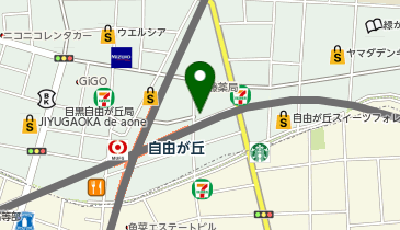 快活CLUB 自由が丘駅北口店の地図画像
