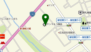 FiT24 厚別東店の地図画像