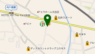 FiT24 太田内ケ島店の地図画像