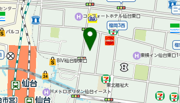 FiT24 BiVi仙台駅東口店の地図画像