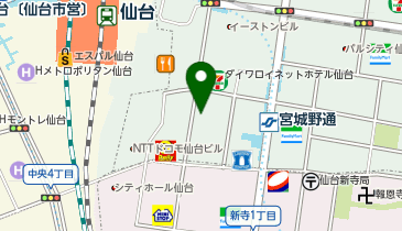 FiT24 BiVi仙台駅東口店の地図画像