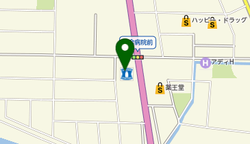 赤玉薬局 落合店の地図画像