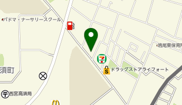 レインボー薬局の地図画像