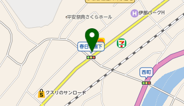 アイセイ薬局 伊那春日町店の地図画像