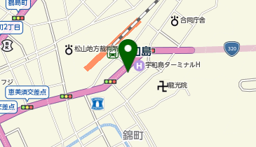 彩さ美宇和島店の地図画像
