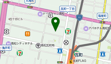 彩さ美高松本店の地図画像