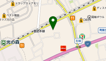 太陽建機レンタル 熊本東支店の地図画像