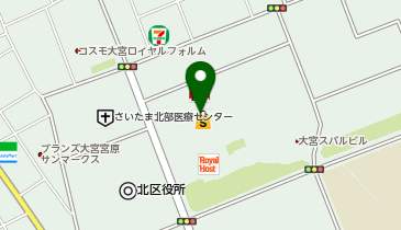 くまざわ書店 宮原店の地図画像