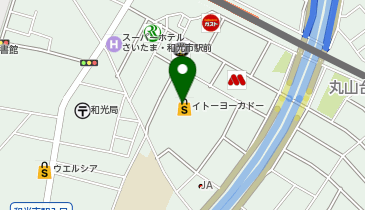 くまざわ書店 和光店の地図画像