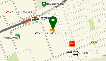 くまざわ書店 公津店の地図画像