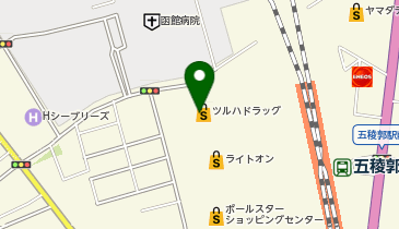 くまざわ書店 函館ポールスター店の地図画像