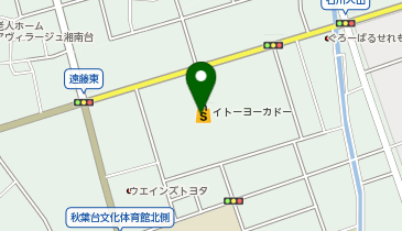 くまざわ書店 湘南台店の地図画像