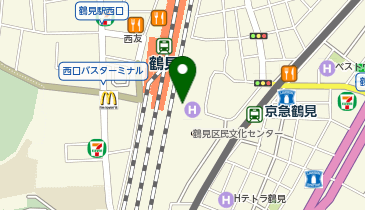 くまざわ書店 鶴見店の地図画像