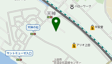 くまざわ書店 上田店の地図画像