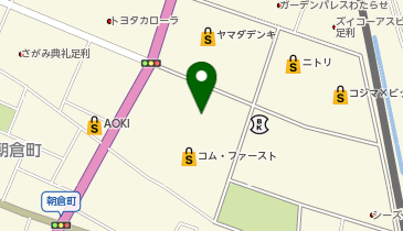 くまざわ書店 足利コムファースト店の地図画像