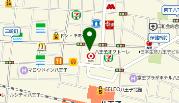 くまざわ書店 八王子オクトーレ店の地図画像