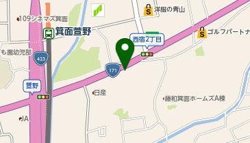 メモリアル仏壇 箕面店の地図画像