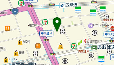 さが美 仙台店の地図画像