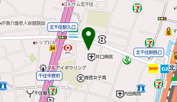 さが美 北千住店の地図画像