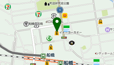 SAGAMI 船橋店の地図画像