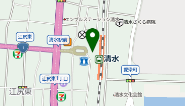 さすがやASTY清水駅店の地図画像