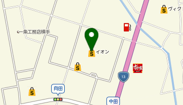 さすがやイオン横手店の地図画像