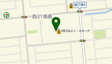 買取専門店さすがや MEGAドン・キホーテ西帯広店の地図画像