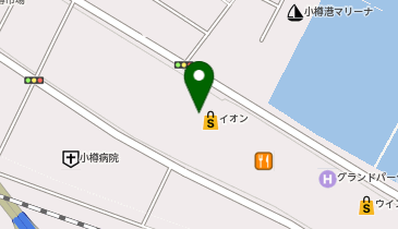 さすがやイオン小樽店の地図画像