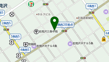 さすがやであえーる岩見沢店の地図画像