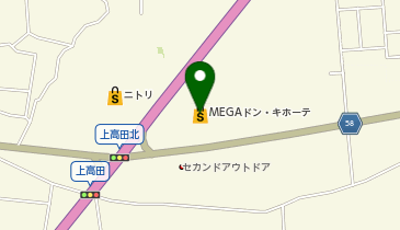 買取専門店さすがや MEGAドン・キホーテ長野店の地図画像
