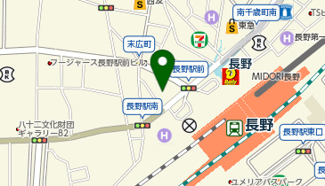 さすがや長野駅前店の地図画像