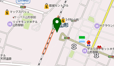 さすがやエスパル山形店の地図画像