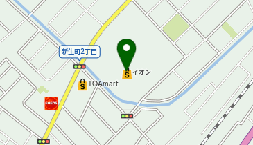 さすがやイオン登別店の地図画像