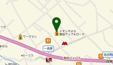 さすがや そよら飯田アップルロード店の地図画像